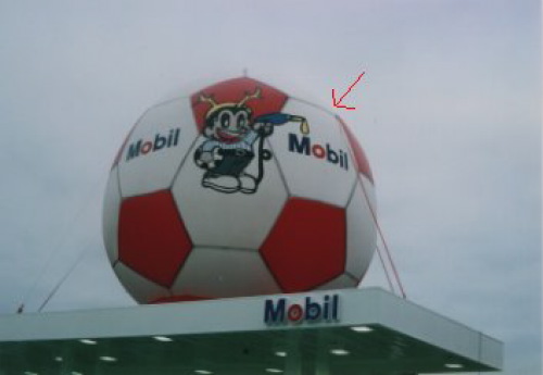 Sports Related Inflatables mobil soccer ball